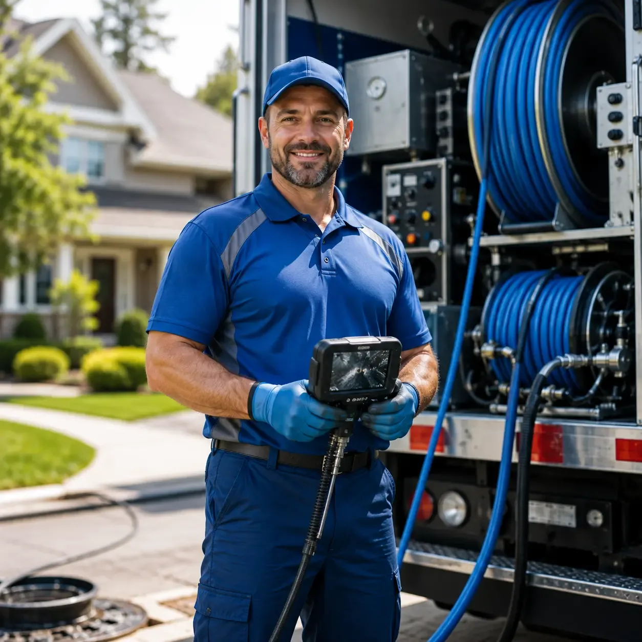 Local outdoor drain cleaning specialists in Cambria, WI